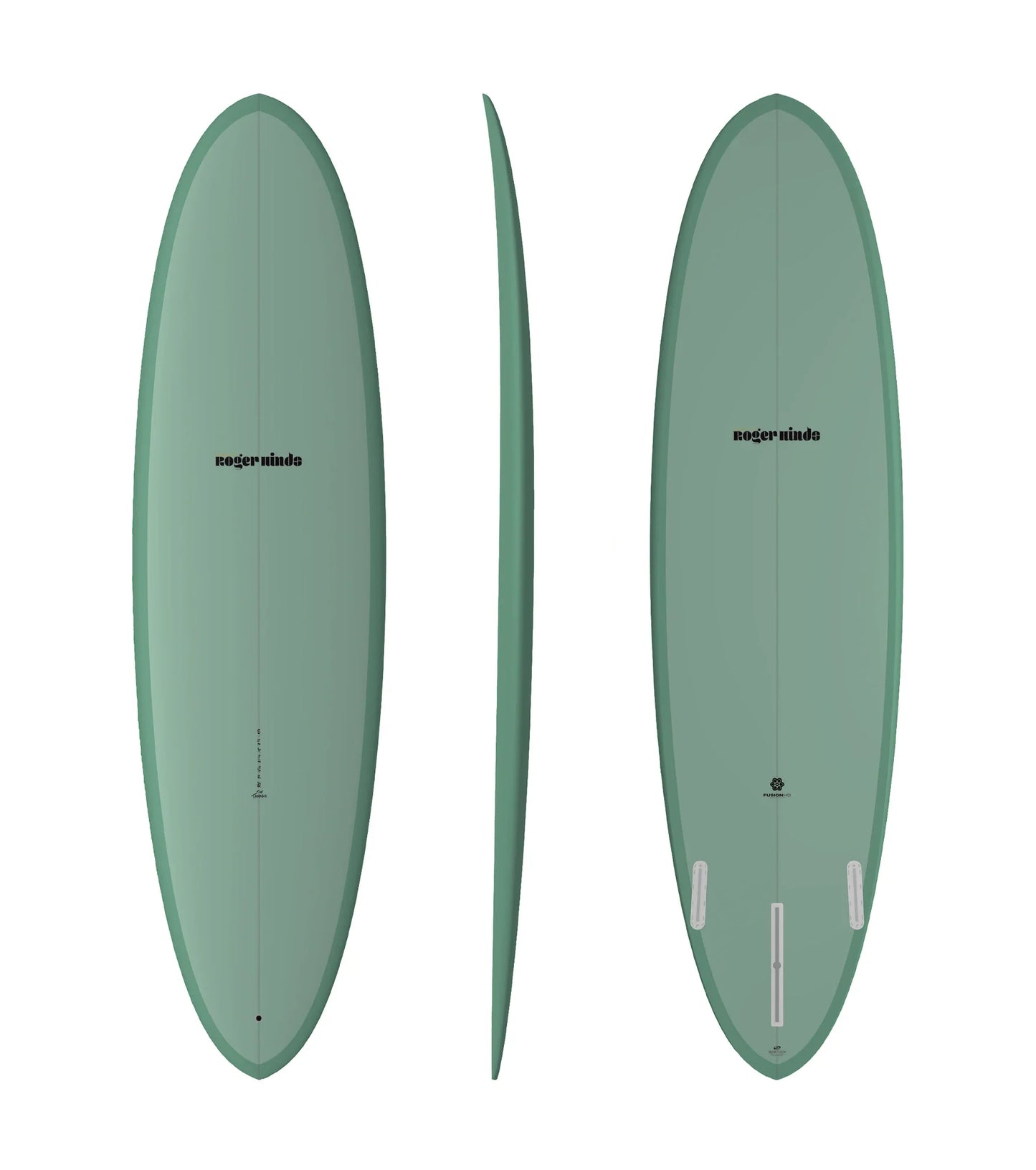Roger Hinds Tamago - Fusion HD - Futures - 2 + 1 Fin - Fun Boards