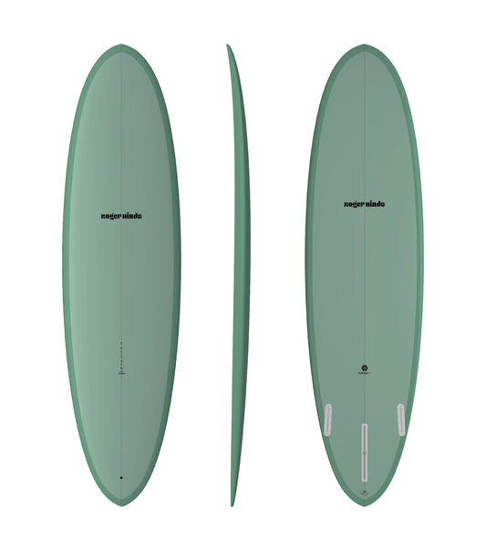 Roger Hinds Tamago - Fusion HD - Futures - 2 + 1 Fin - Fun Boards
