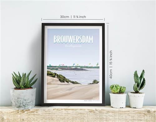 Awesome Maps Dream Spot Brouwersdam - Maps & posters