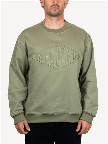 Devoted Embroided Diamond Crew 480Gr - Sweats