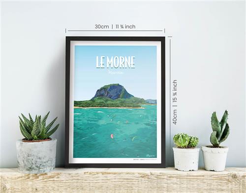 Awesome Maps Dream Spot Le Morne - Maps & posters