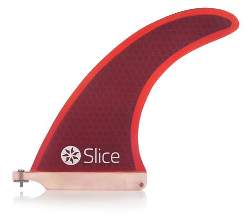 Slice Fins Rtm Hexcore Us-Box Centre Fin Red - Longboard Single