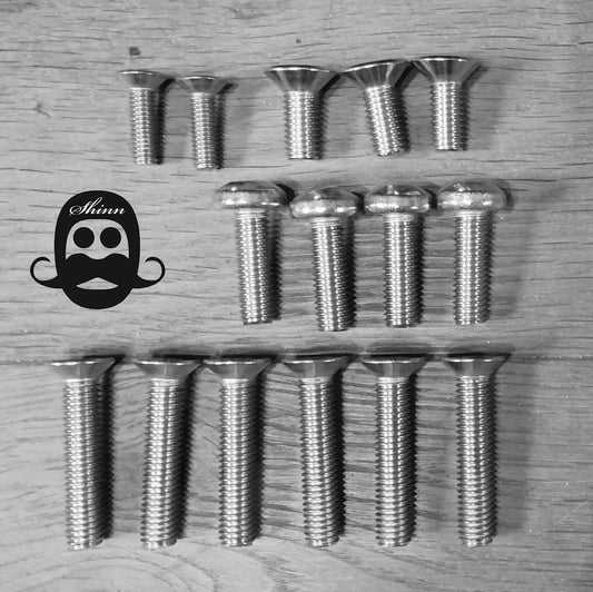 Shinn FOIL ALU - SCREWS SET - INOX - Screws