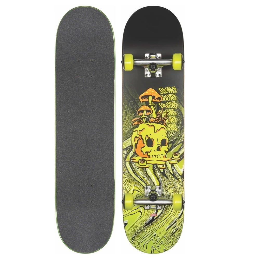 Globe G1 Nature Walk 8'125 - Black/Toxic Yellow 10525373 - BLKTOXYEL - complete Skateboard - Skateboards