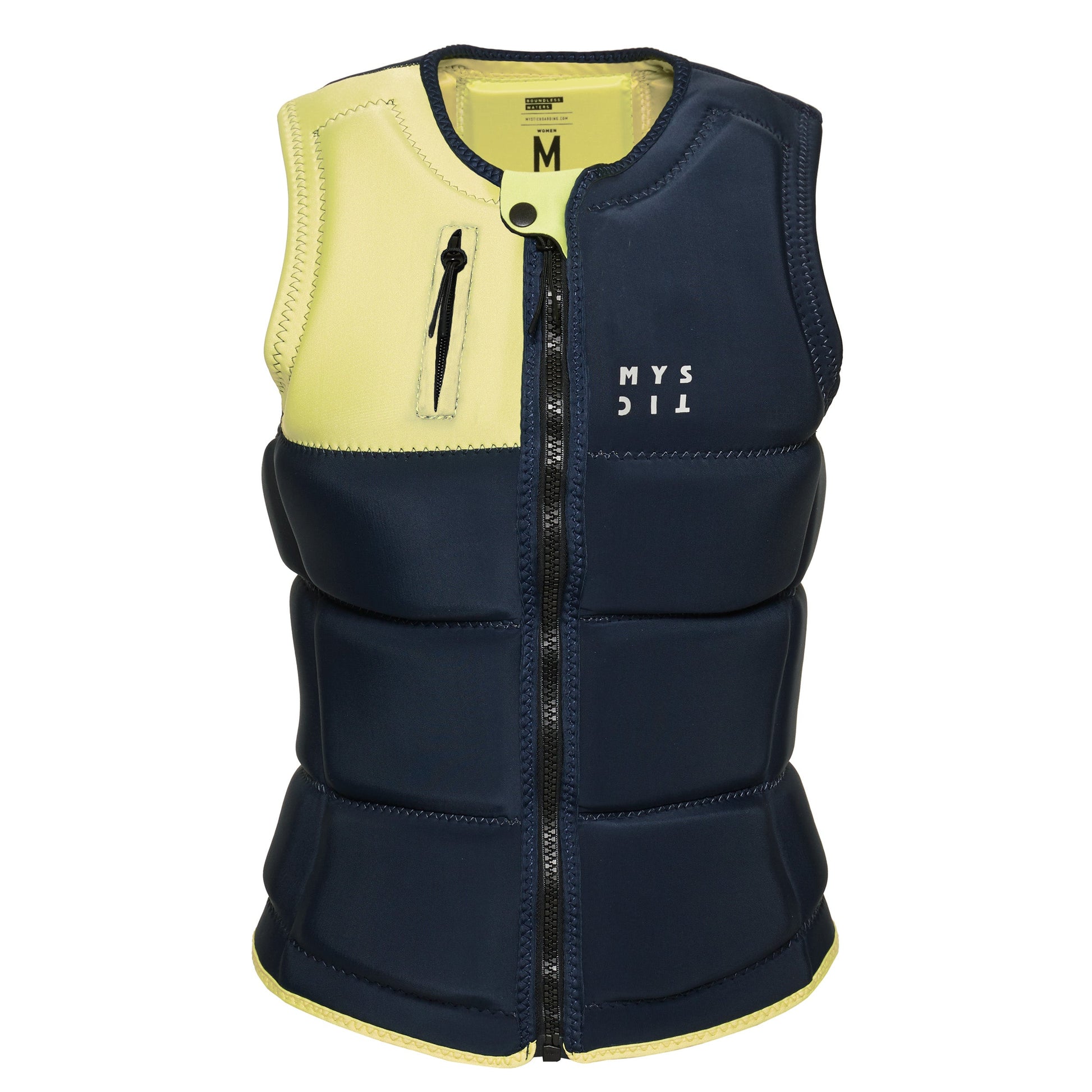 Mystic Dazzled Impact Vest Fzip Wake Women - Impact Wake Vests