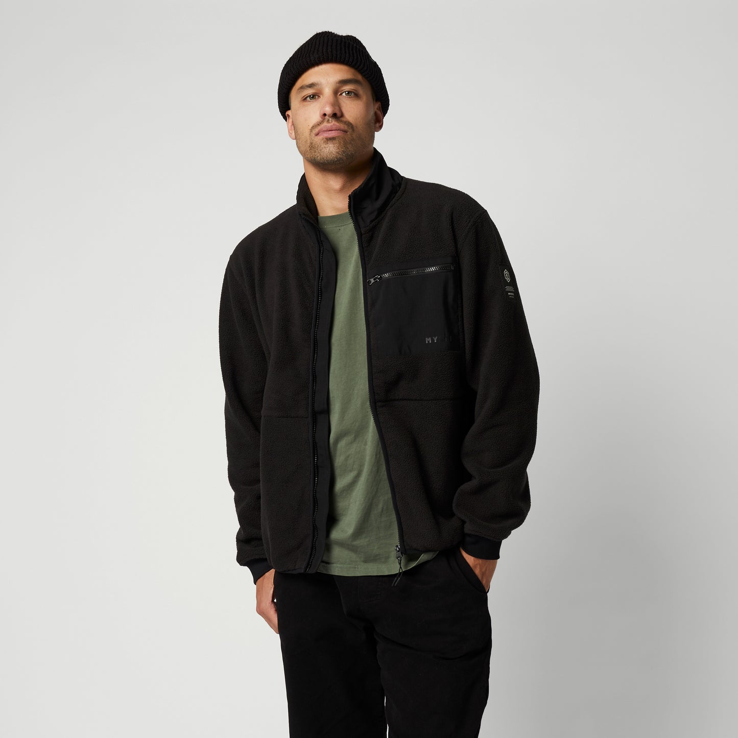 Mystic DTS Fleece Zip Thru Sweat - Jackets