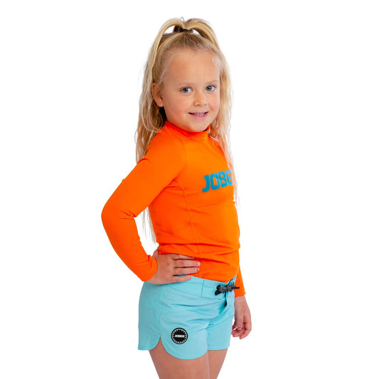 Jobe Rash Guard Longsleeve Kids Fire Orange - L/S Rash Guards