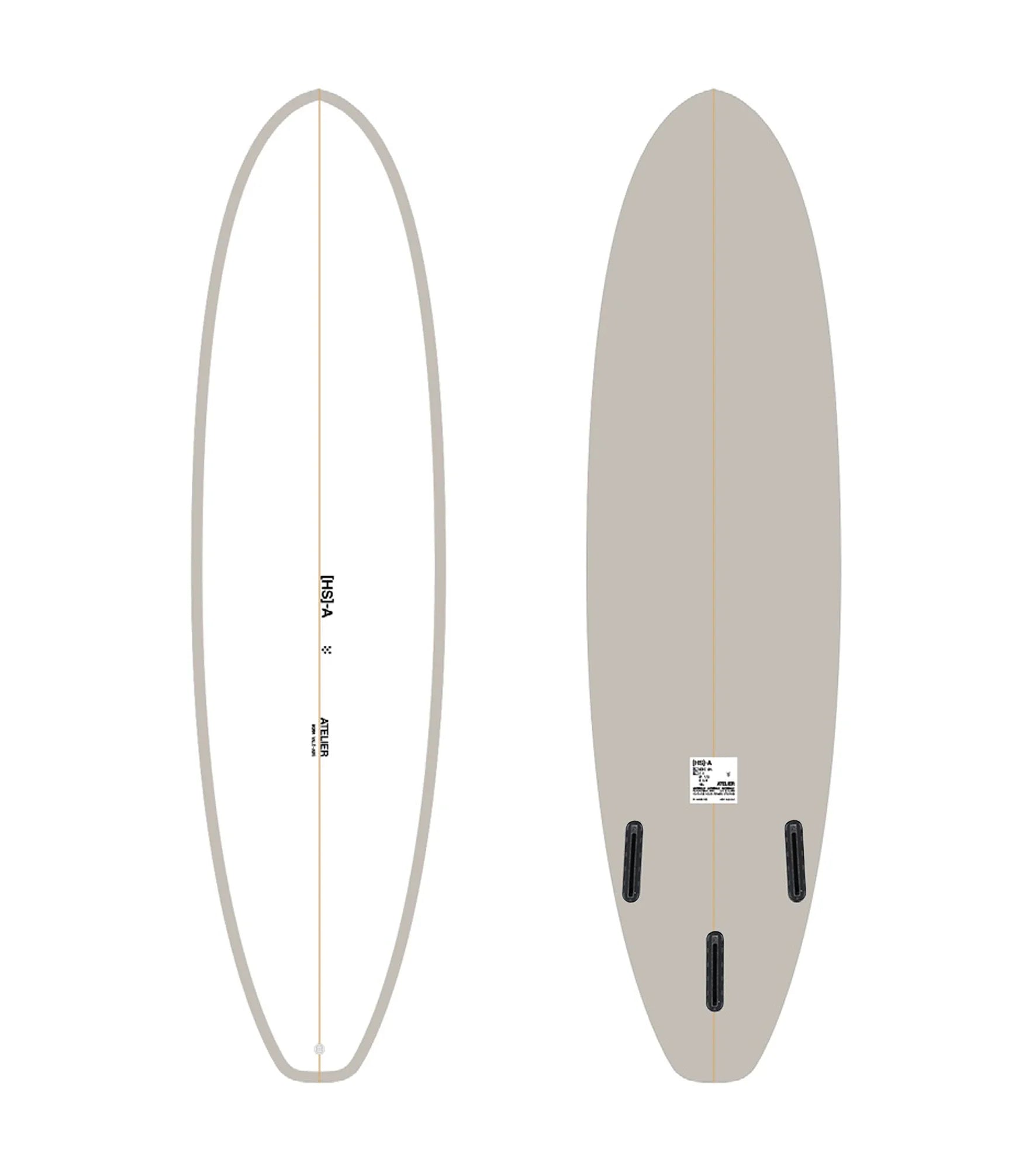 HS Atelier Mini Mal PU - Futures - 3 Fin - Fun Boards