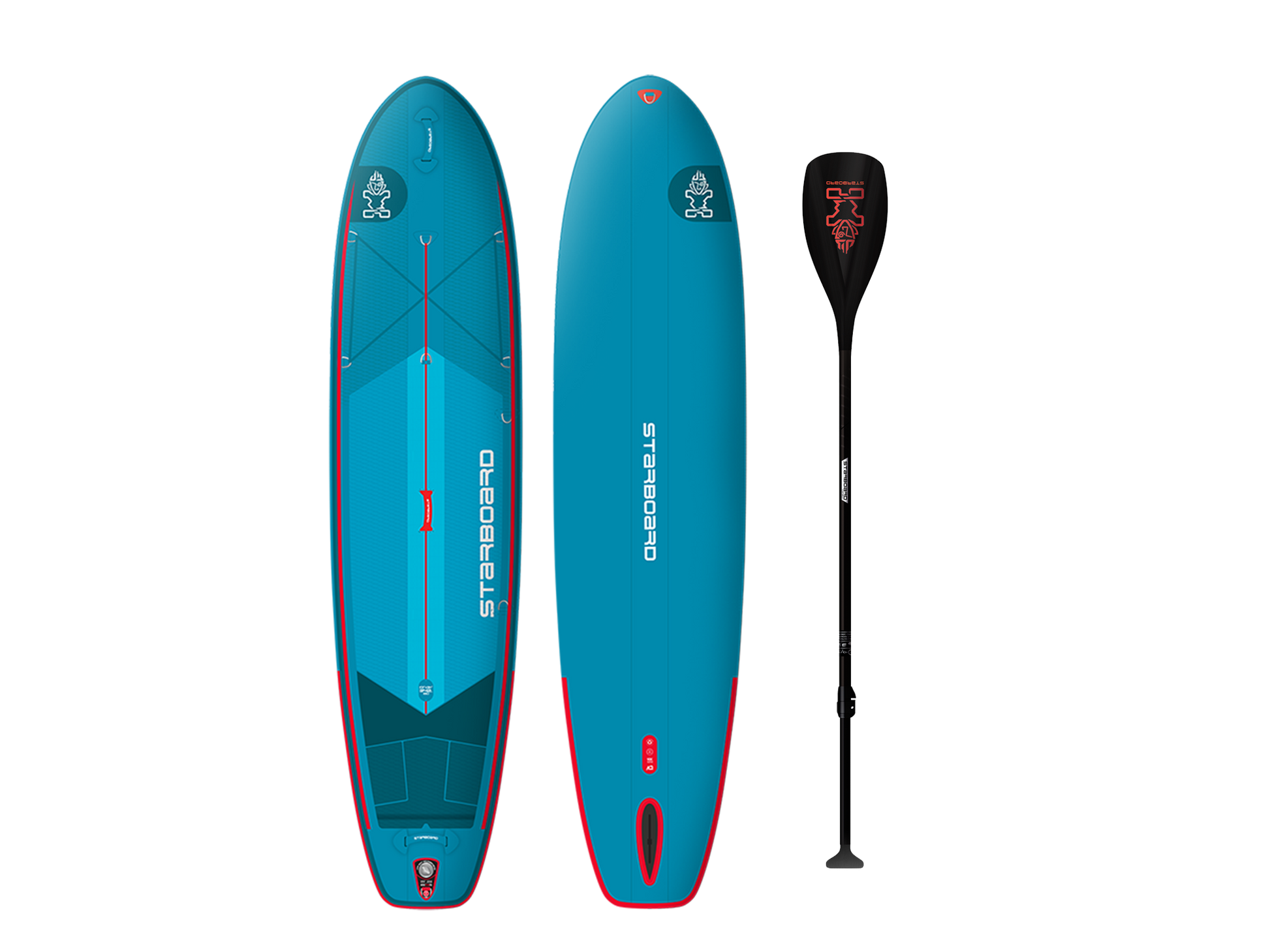 Starboard SUP 24/25 INFL. IGO DELUXE LITE WITH PADDLE - Inflatable SUPs