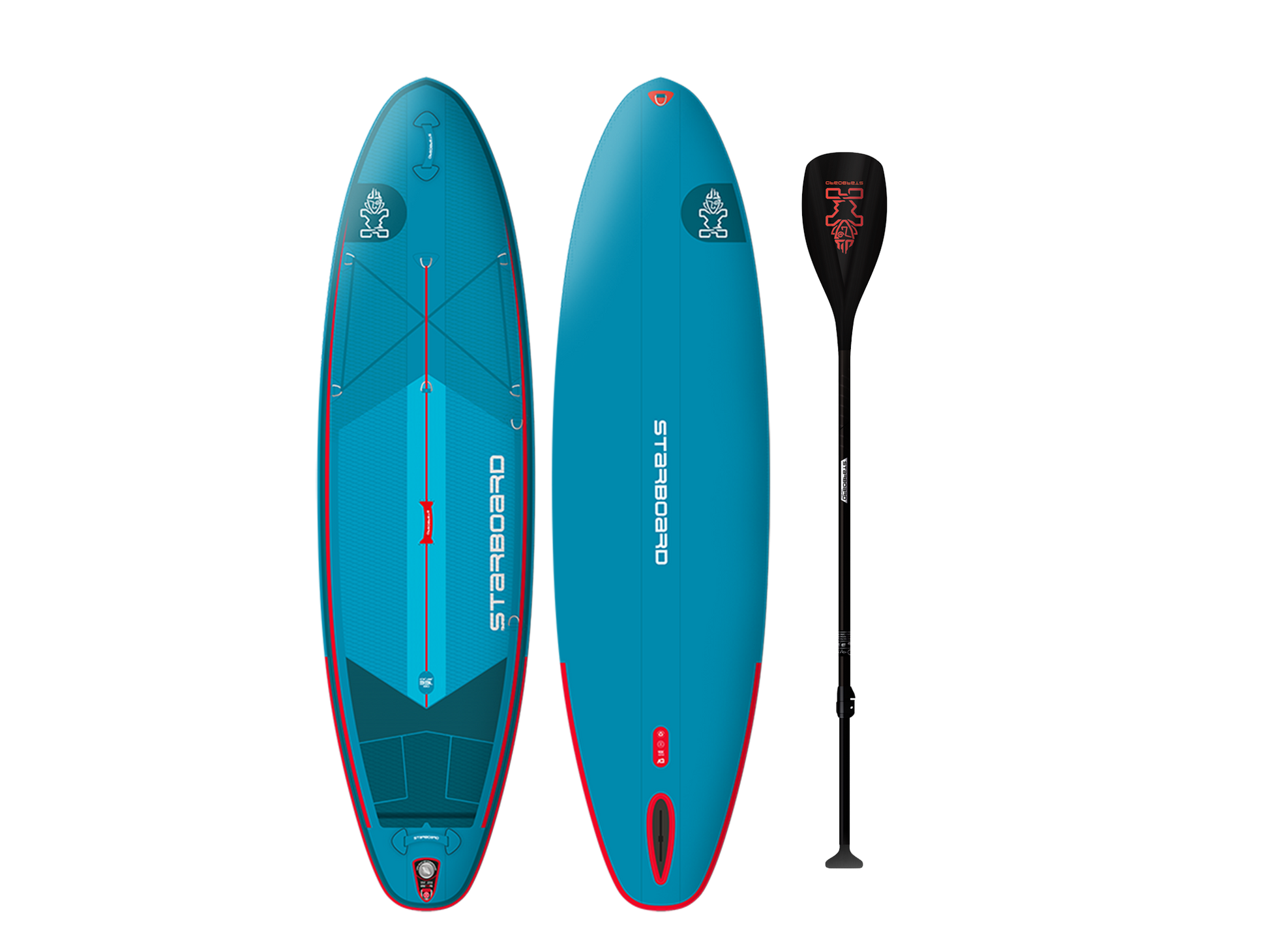 Starboard SUP 24/25 INFL. IGO DELUXE LITE WITH PADDLE - Inflatable SUPs