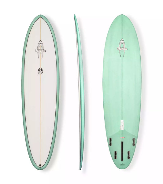 Walden Deviled Egg - Trueride PU - FCS II - 4 + 1 Fin - Fun Boards