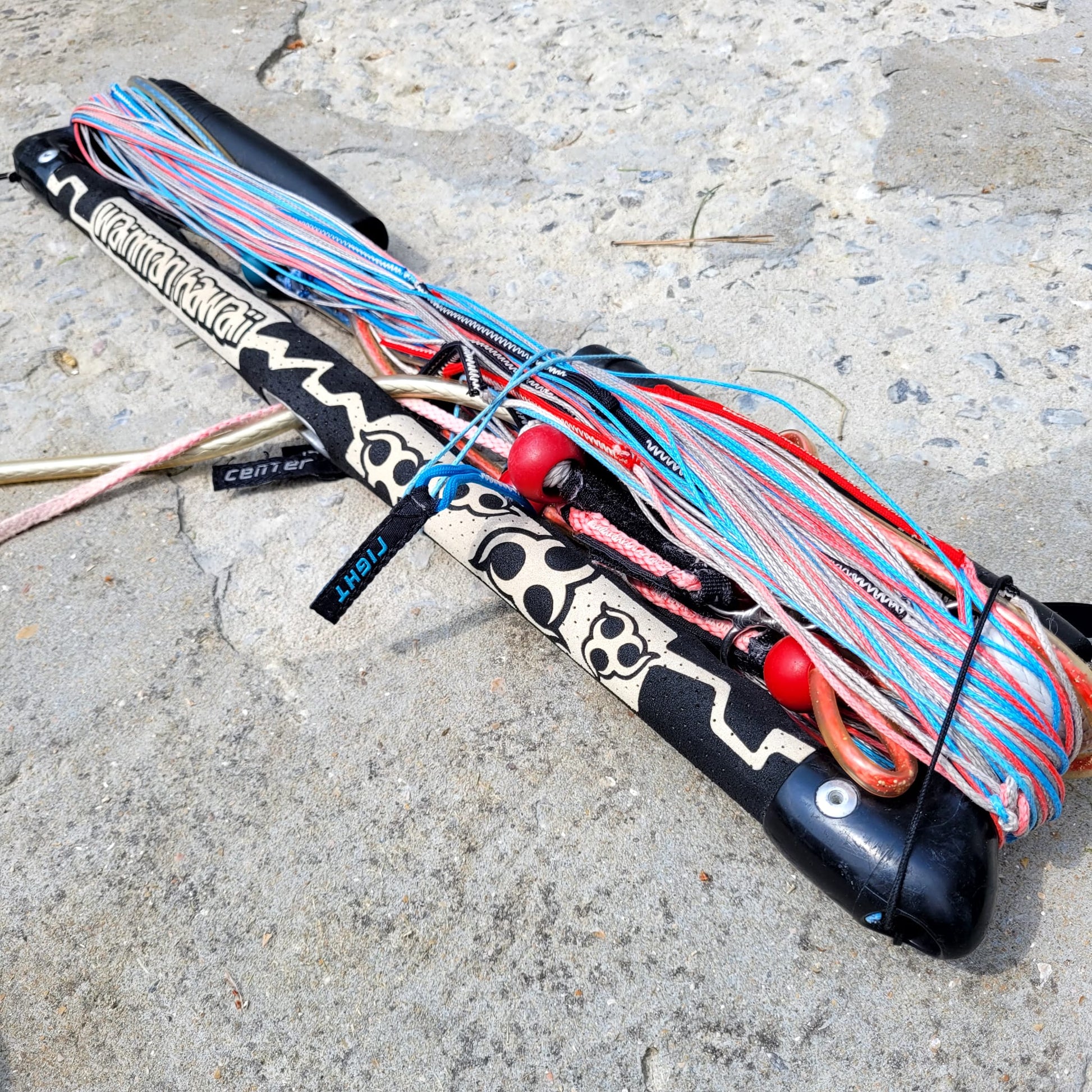 Wainman 6.25m+9m SMOKE Kite w/bar USED | 15 - Kites (GRADE C)