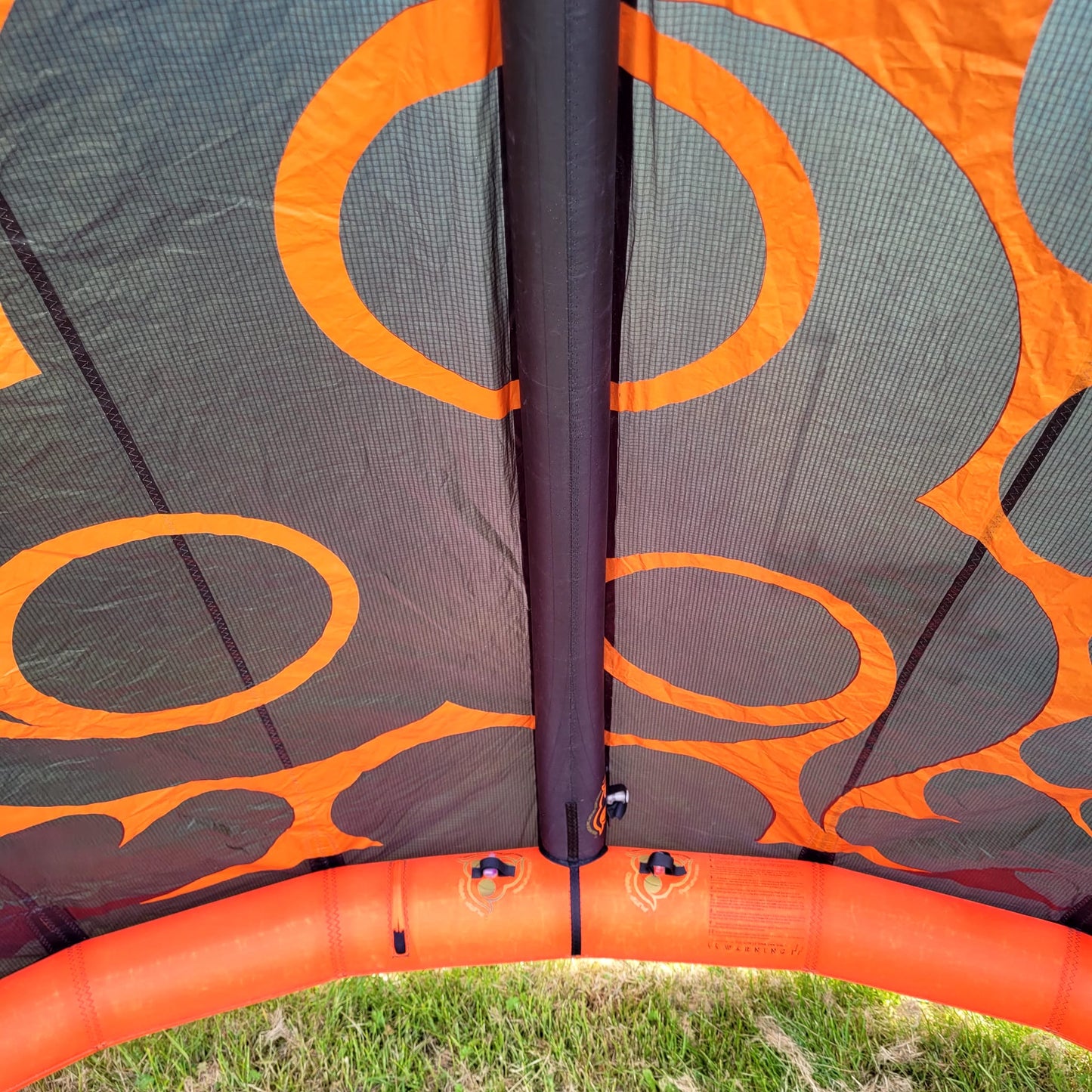 Wainman 6.25m+9m SMOKE Kite w/bar USED | 15 - Kites (GRADE C)