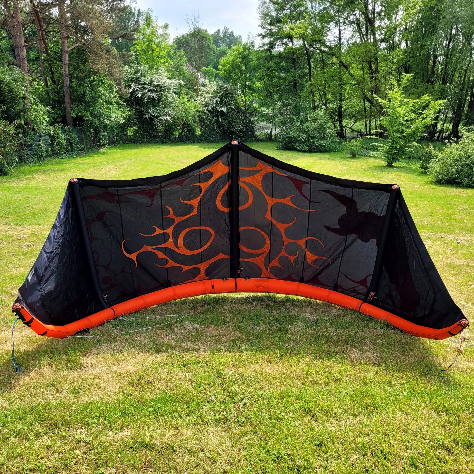 Wainman 6.25m+9m SMOKE Kite w/bar USED | 15 - Kites (GRADE C)