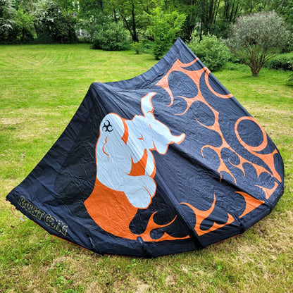 Wainman 6.25m+9m SMOKE Kite w/bar USED | 15 - Kites (GRADE C)