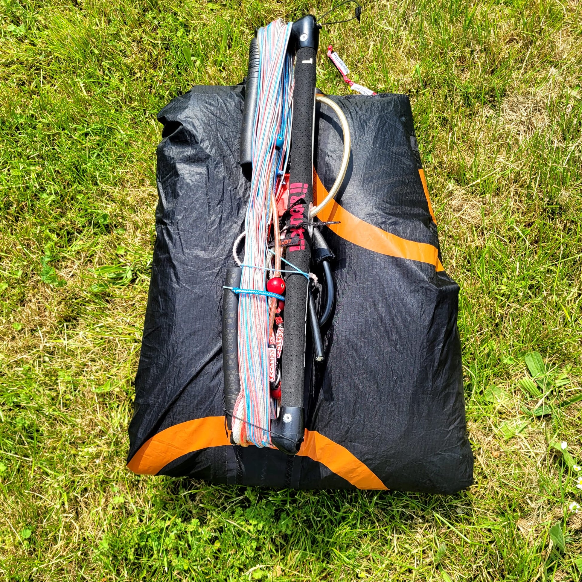 Wainman 6.25m+9m SMOKE Kite w/bar USED | 15 - Kites (GRADE C)