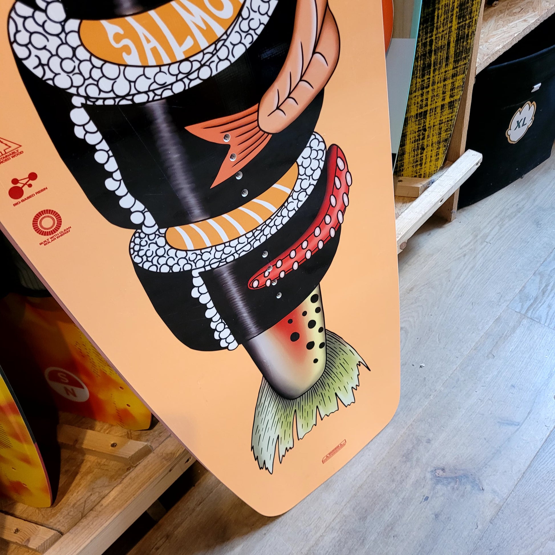 Slingshot SALMON Wakeboard 155cm - NUM14 USED | 24 - Wakeboards (GRADE A)