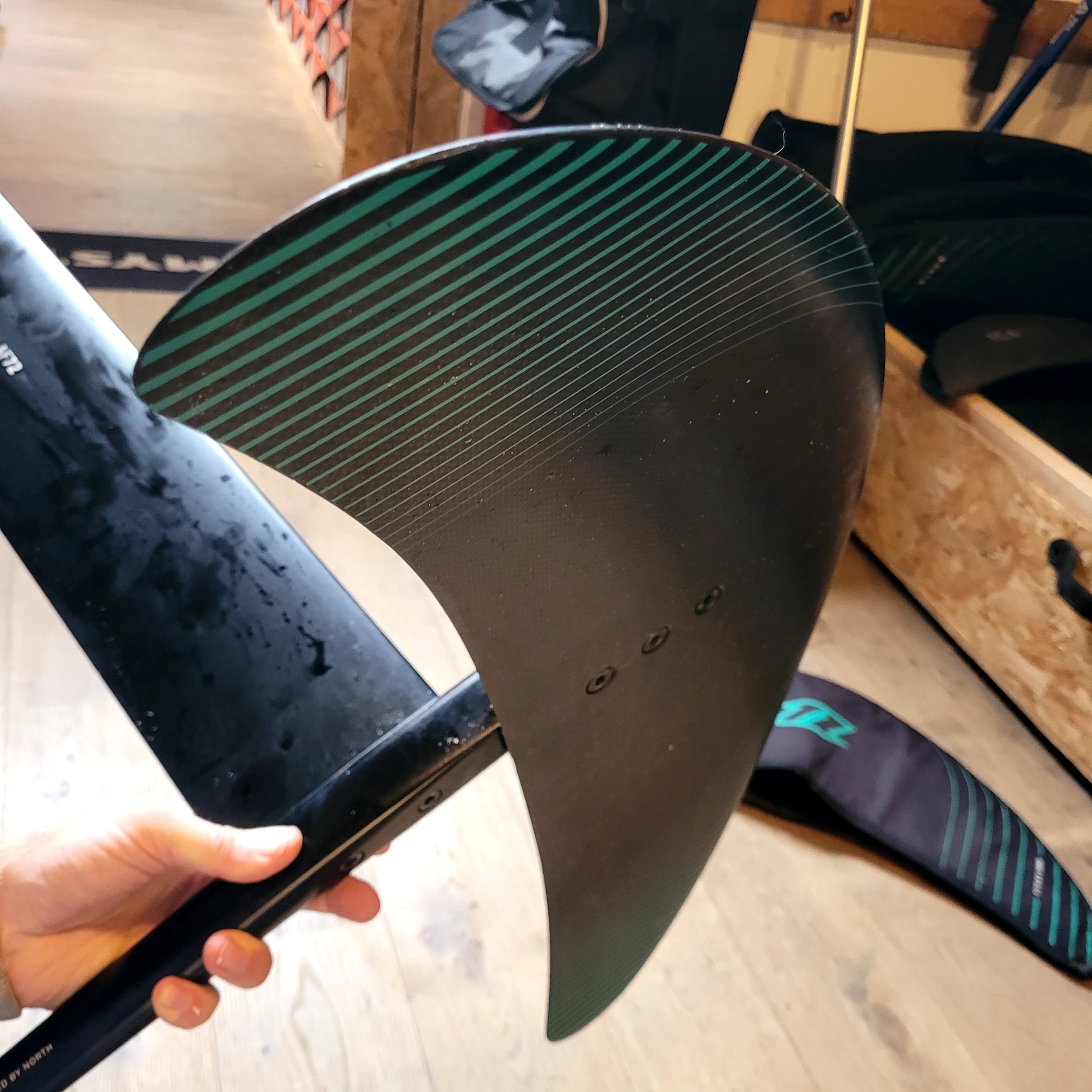 North Sonar Foil Edition Black + Front 1500cm² + Mast 72cm USED - Foil Sets (GRADE A)