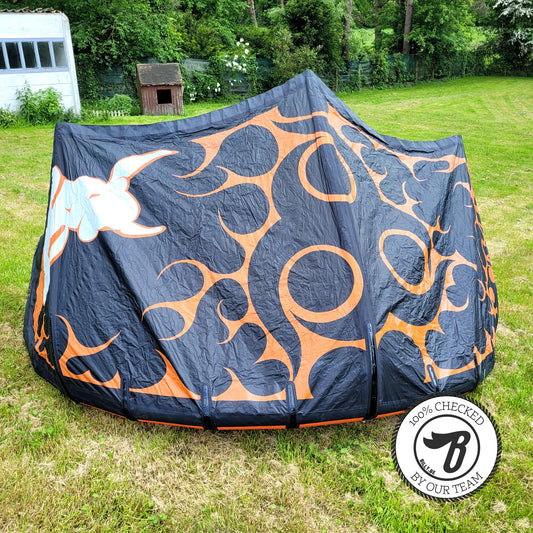 Wainman 6.25m+9m SMOKE Kite w/bar USED | 15 - Kites (GRADE C)