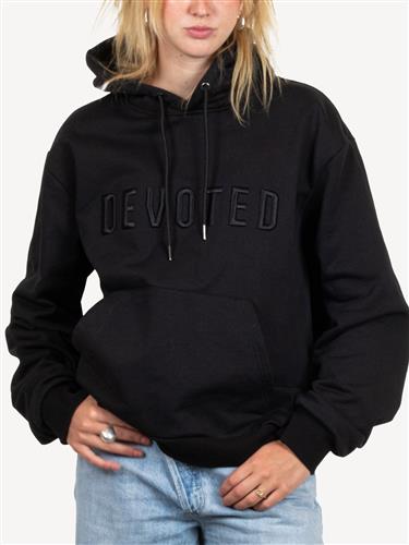 Devoted Puff Embroided Logo Hood - Hoodies