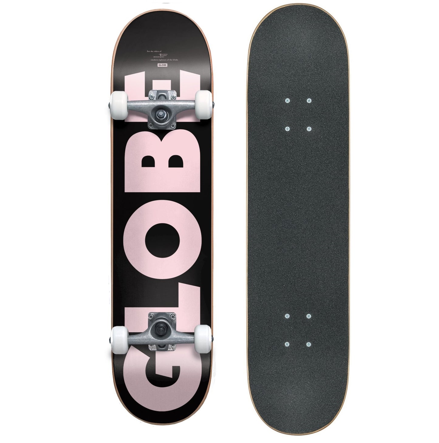 Globe G0 Fubar 8" Black/Pink #10525402-BLK/PIN - complete Skateboard - Skateboards