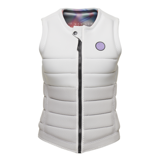 Mystic Baloo Impact Vest Fzip Wake Women Off White - Impact Wake Vests