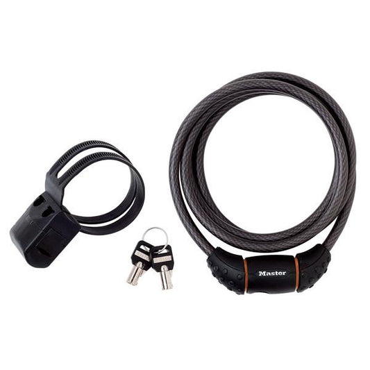 Masterlock Braided Key Cable Lock - Key Cable Locks