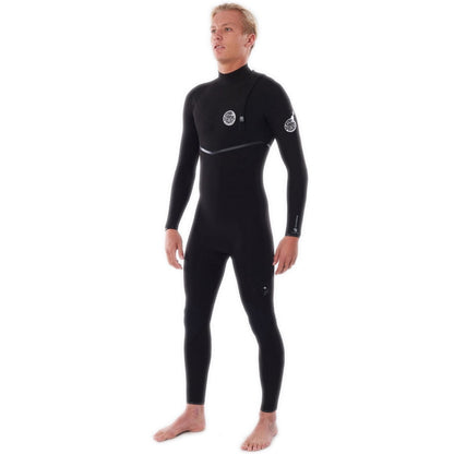 Rip Curl Flashbomb 4/3 Zip Free Wetsuit Wsmysf - Black (E6) - Fullsuit / Zip-free