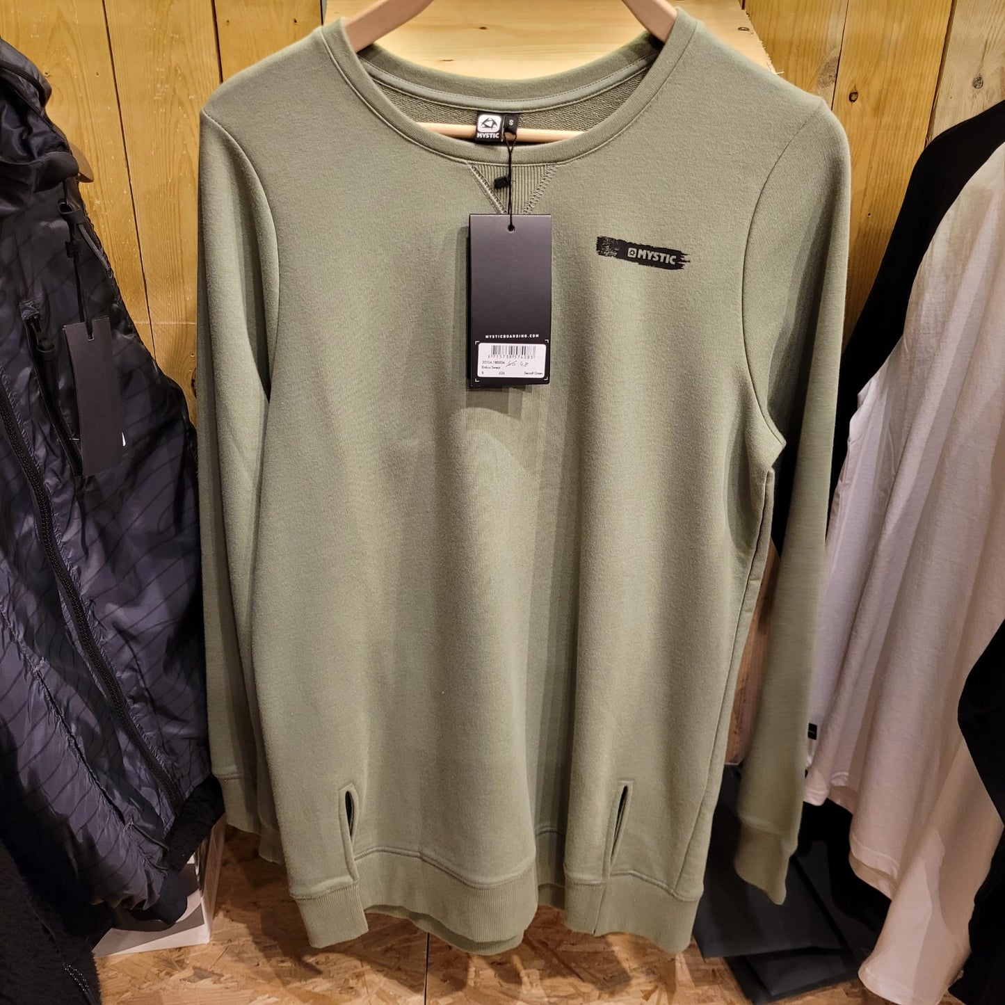 Mystic Entioe Sweat Seasalt Green - Sweats